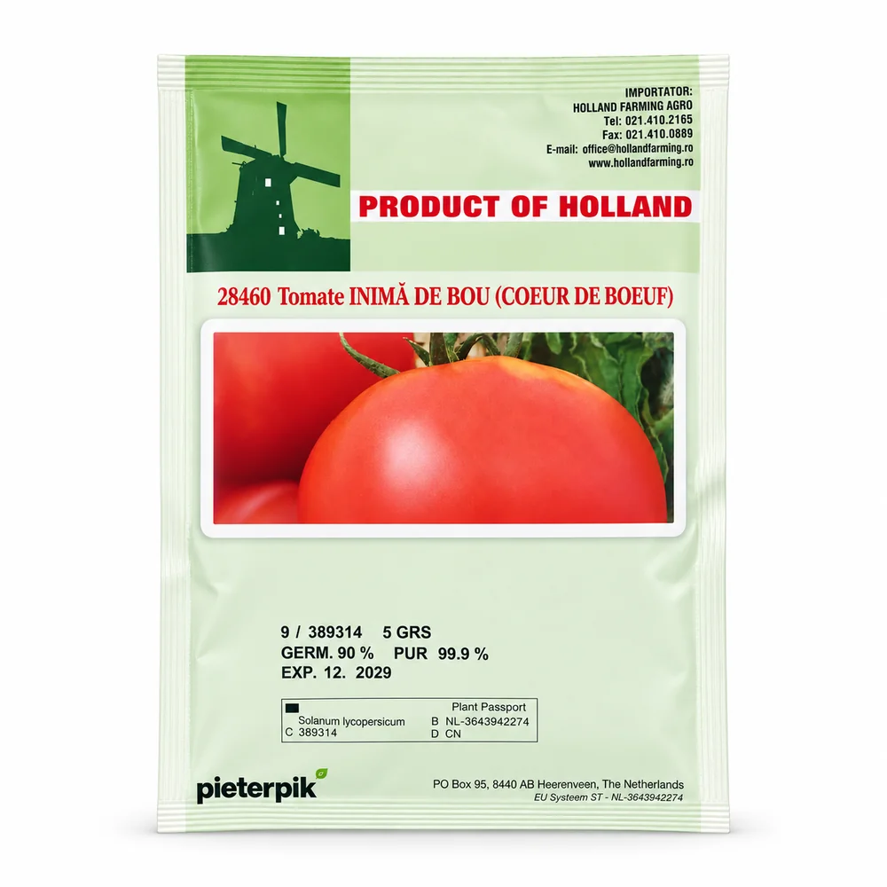 Semințe tomate Inimă de Bou PPZ 5 GR